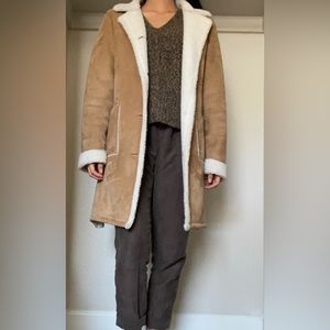 Sherpa Long Coat - SOLD